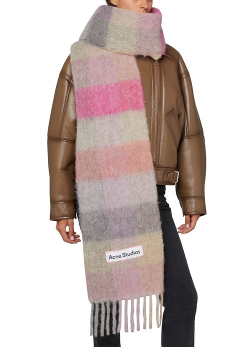 ACNE STUDIOS Vally scarf with fringes