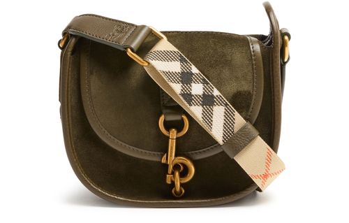 BURBERRY Mini B Clip Messenger Bag