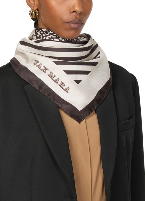 MAX MARA Carre scarf 90x91