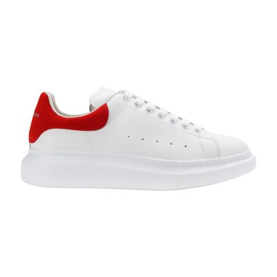 Shop Alexander Mcqueen Oversized Sneakers In White Lust Red