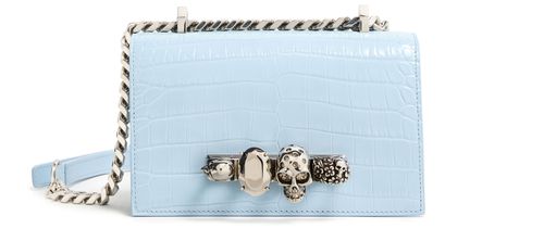 MCQUEEN Jewelled Satchel mini shoulder bag