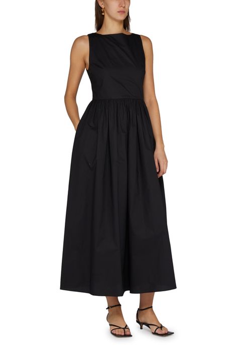 MATTEAU Tie back midi dress