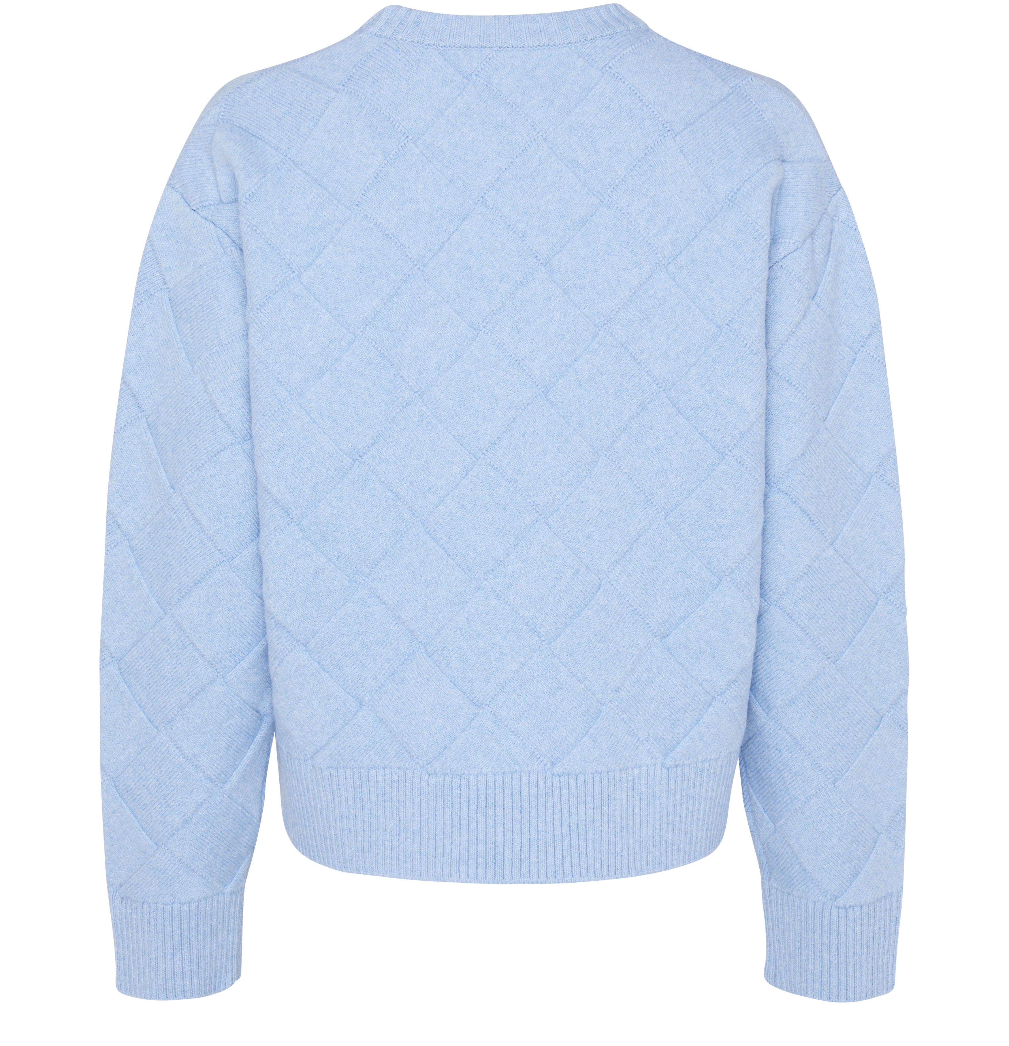 Wool round neck sweater thumbnail 3