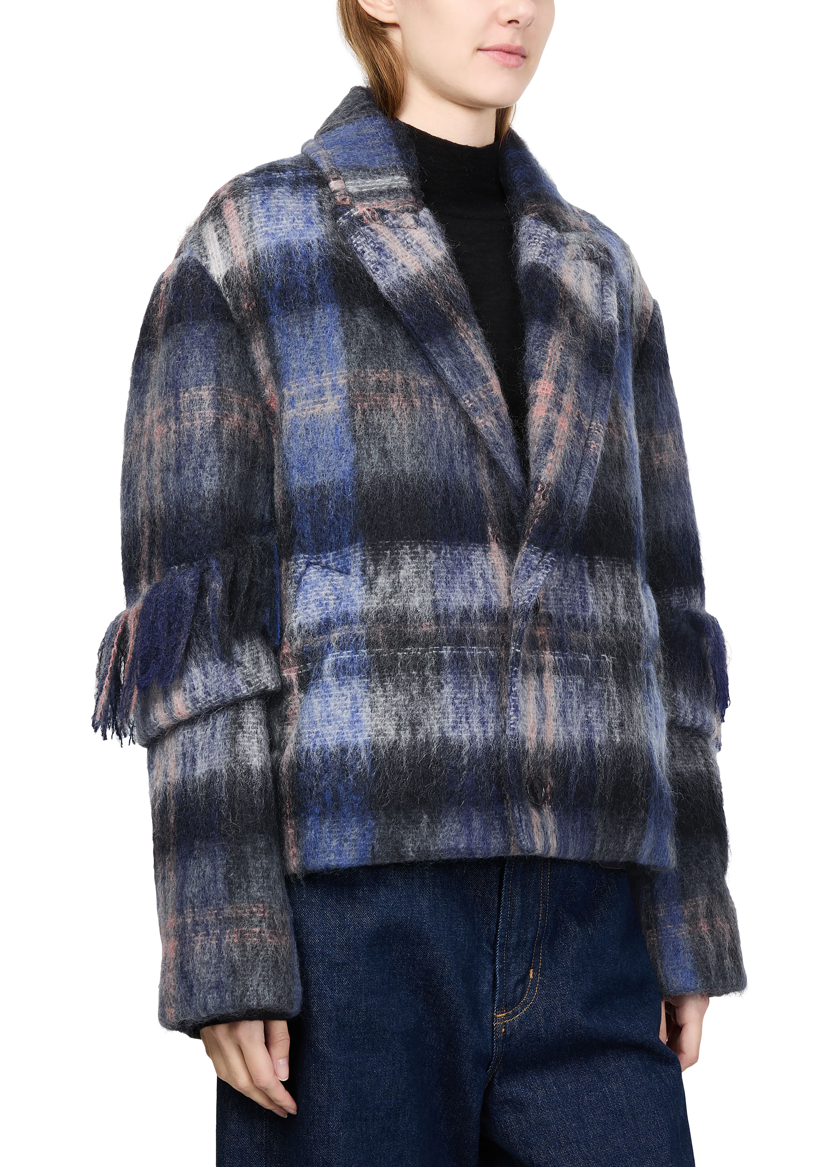 Jacket in mohair and wool blend thumbnail 4