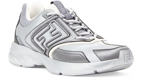 Fendi silver deals sneakers