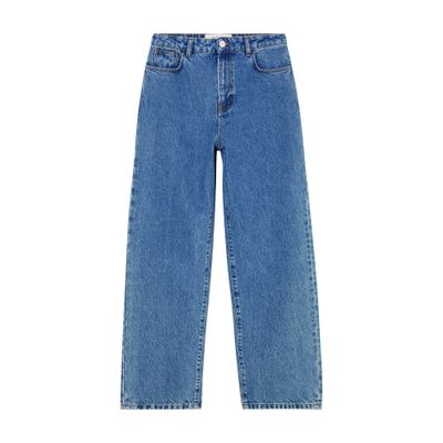 Rohe Bruun Baggy Jeans In Blue
