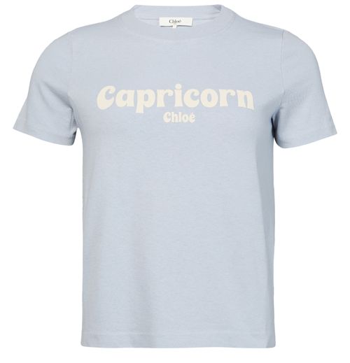 CHLOE T-Shirt mit Printmotiv Capricorn aus Baumwolle