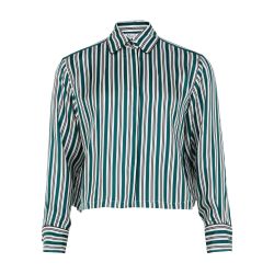 Ensemble 2 pièces chemise + short noir à rayures blanches - Brentiny Paris