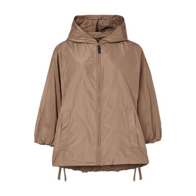 S Max Mara Short Raincoat In Beige