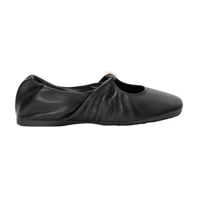 Loewe Nappa Pebble Ballet Flats In Black