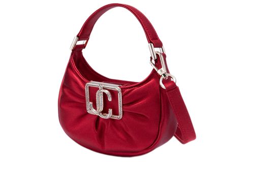 JIMMY CHOO Hobo Edie satin mini bag