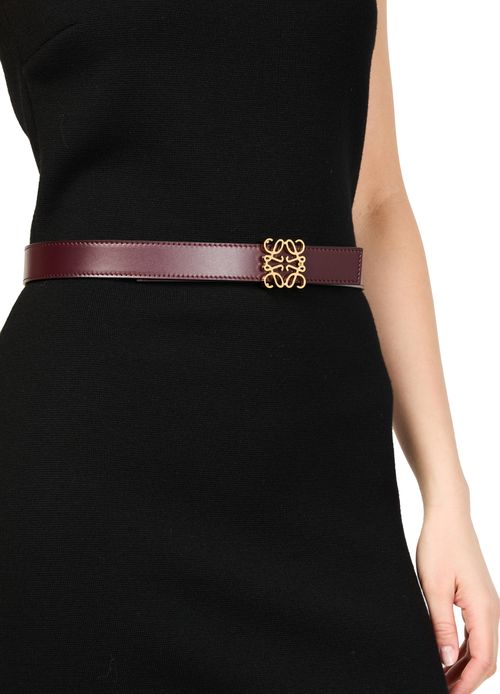 LOEWE Anagram reversible smooth calf leather belt