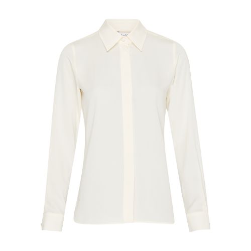 MAX MARA FILMATO LONG SLEEVE SILK SHIRT