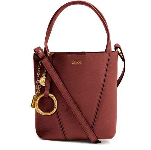 CHLOE Chloé Spin グレインレザー製トートバッグ