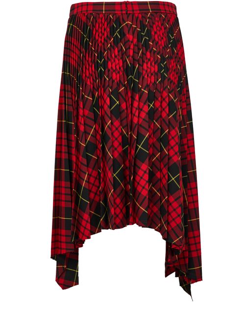 MCQUEEN Asymmetric midi skirt