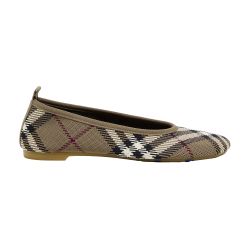 【送料&関税込】Burberry baby Ballet Flats Burberry Baby Check Knit Ballerina Flats | Neiman Marcus