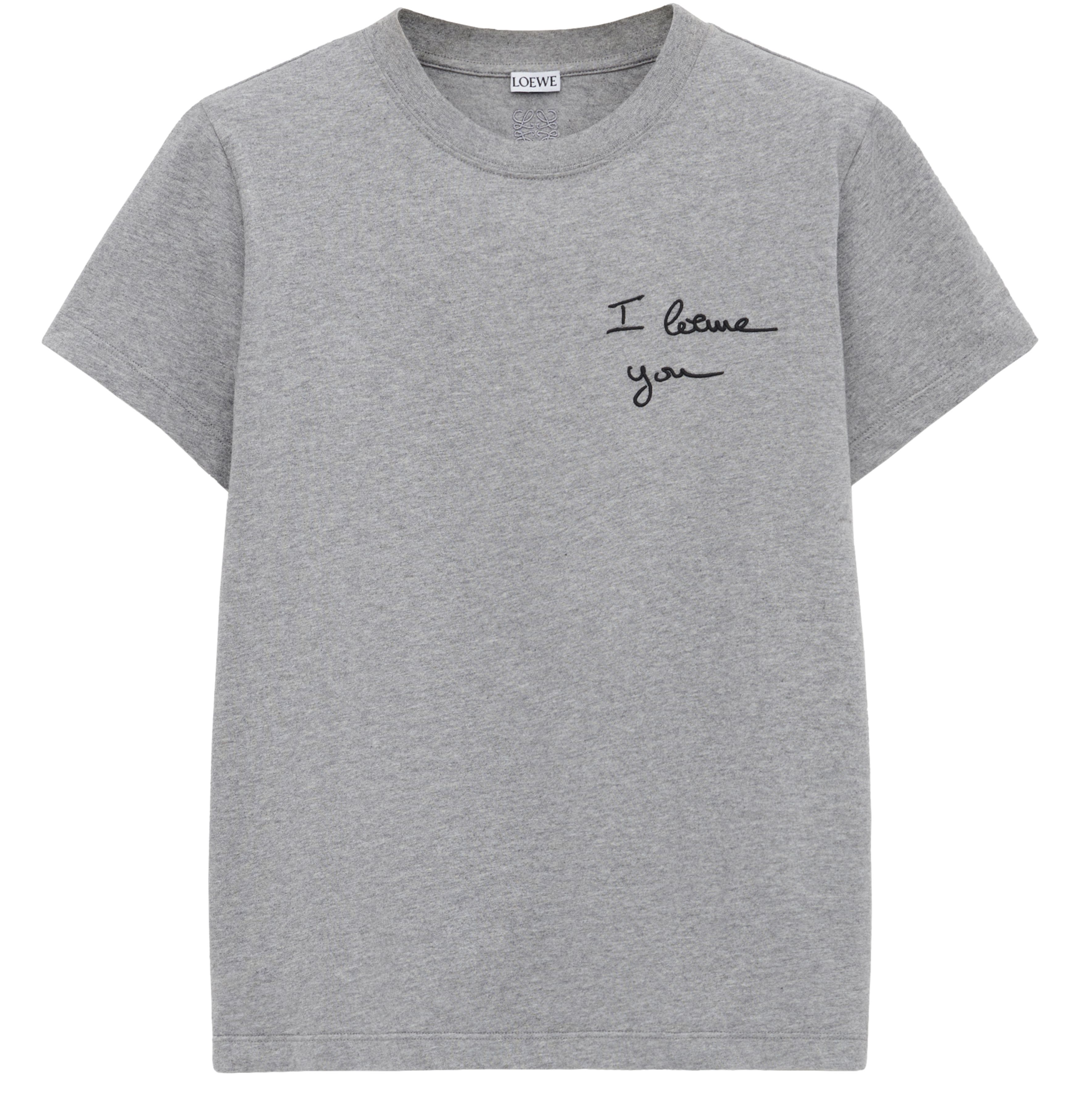 Straight cotton T-shirt