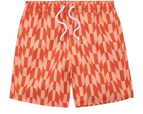 FRESCOBOL CARIOCA Copacabana Checkered Board Swim Shorts