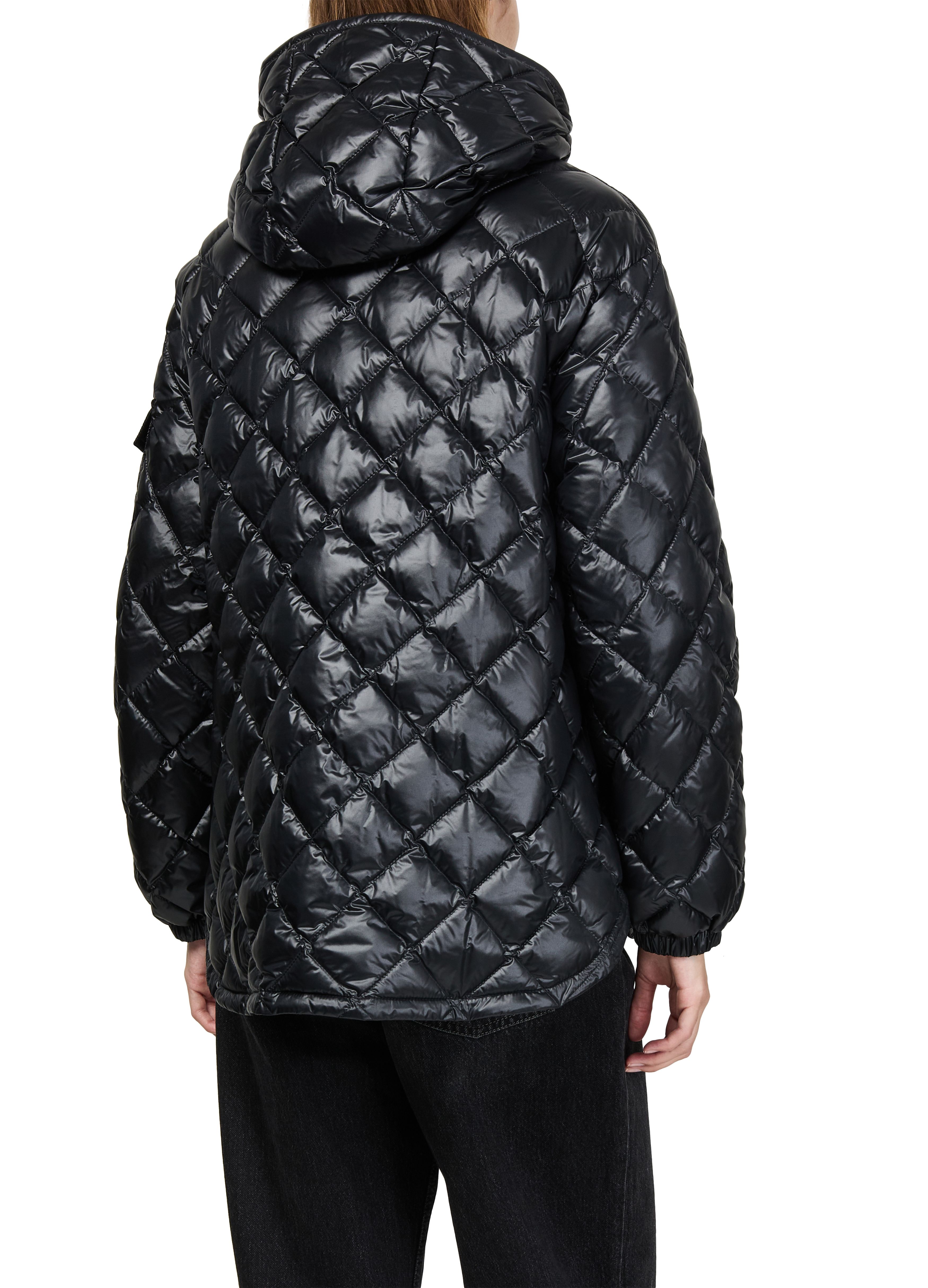 Short quilted hooded down jacket thumbnail 5