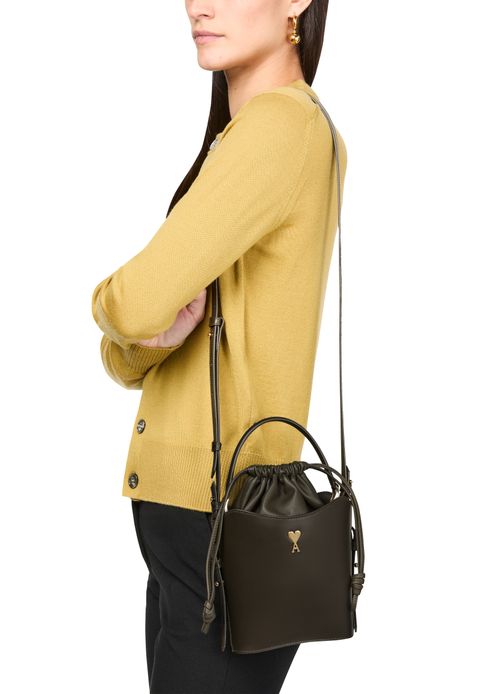 AMI PARIS Mini Paris Paris bucket bag
