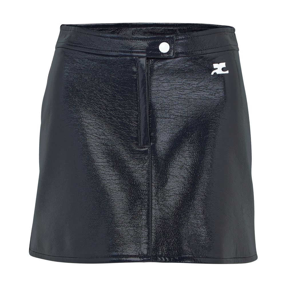 Reedition Vinyl mini skirt thumbnail 4