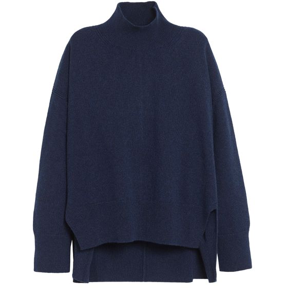 Oversized roll neck jumper womens sales