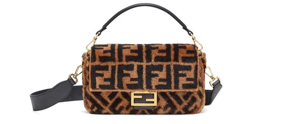 Fendi mini hotsell baguette black