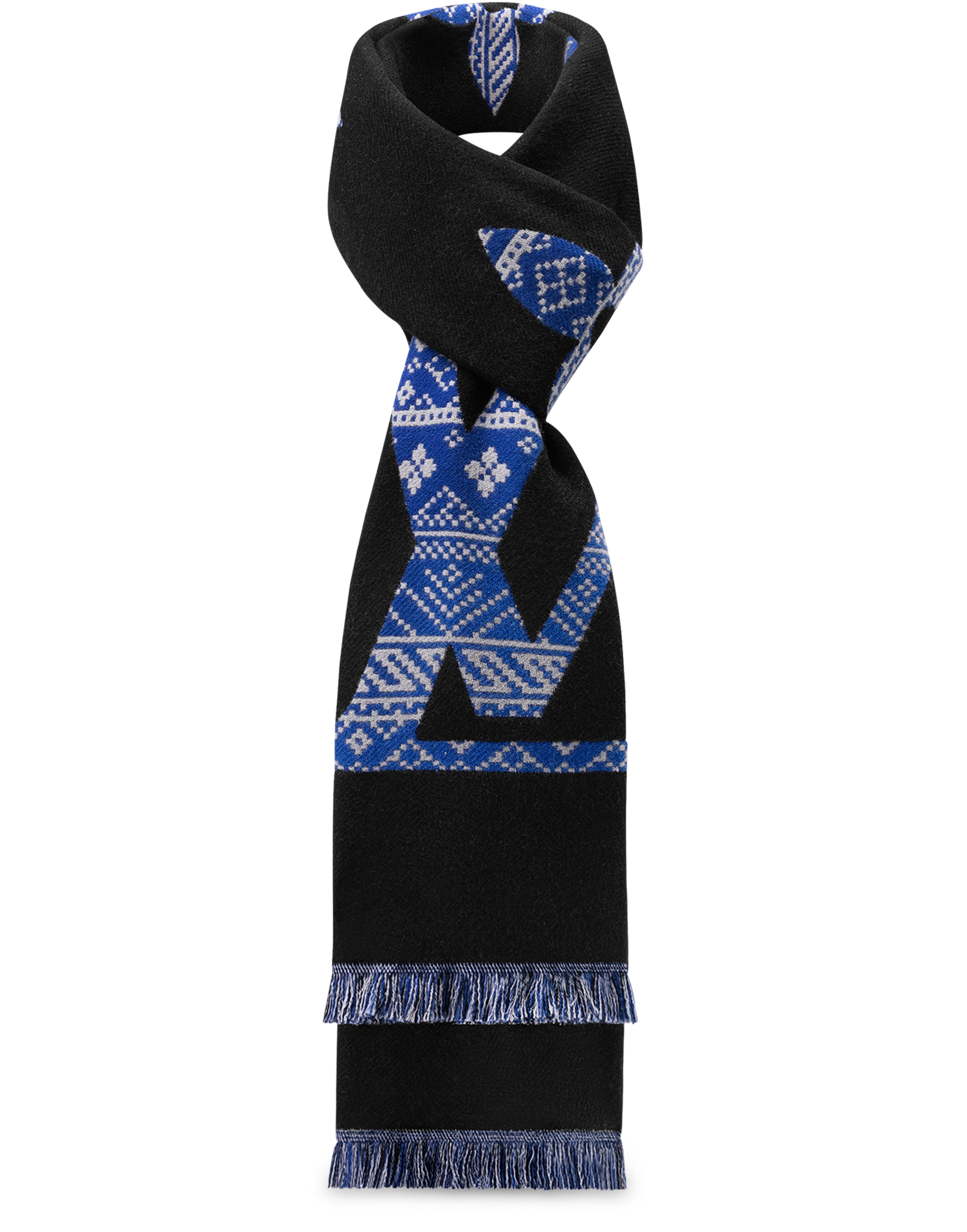 Monogram Two-Sided Scarf