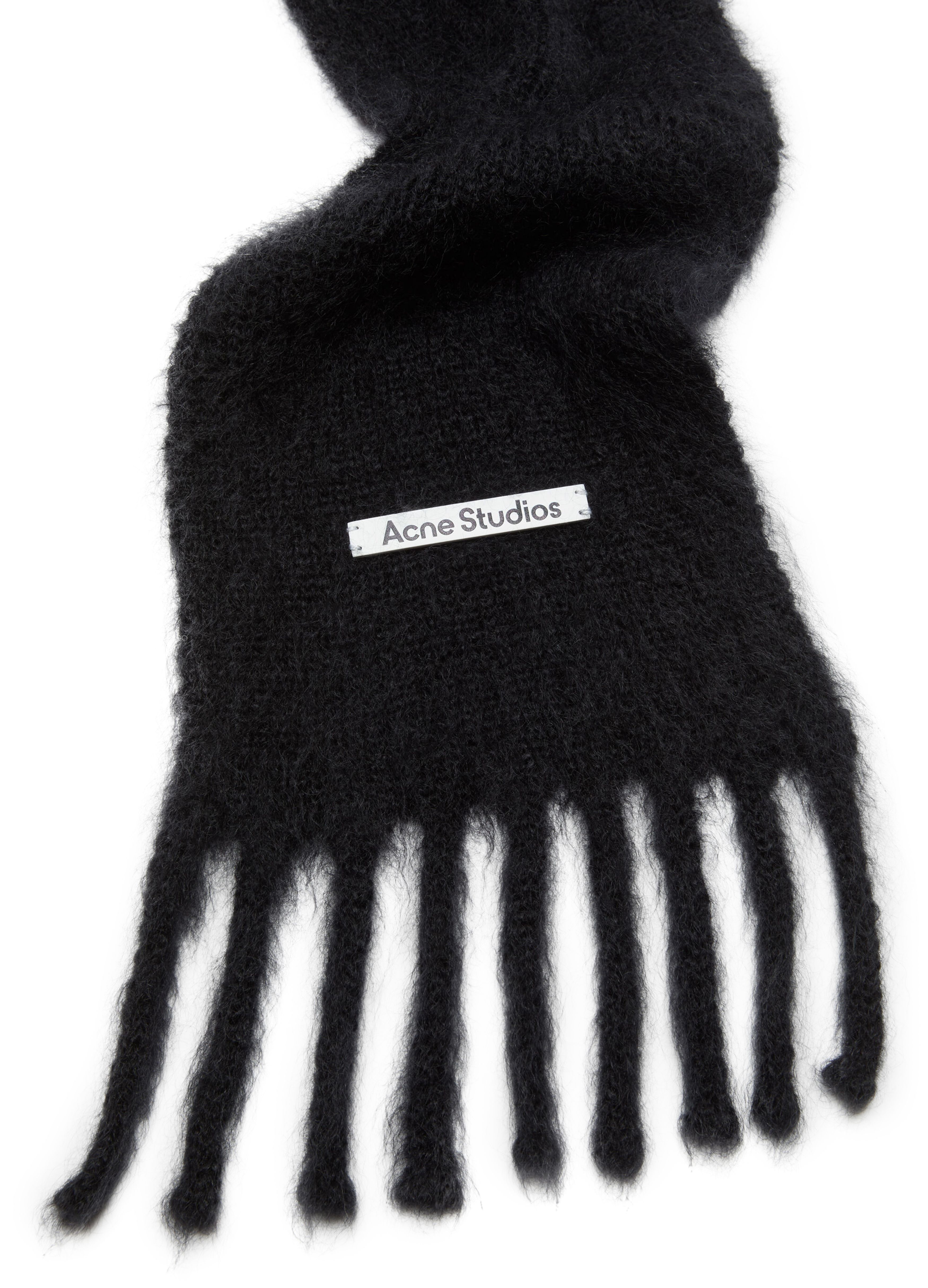 Mohair scarf with hood thumbnail 3