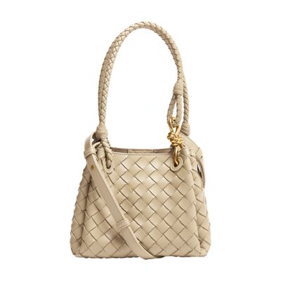Bottega Veneta Parachute Small Bag In Neutral