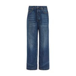 MIUMIU Denim 24SS パンツ Gathered Iconic
