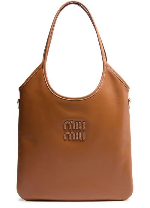 MIU MIU Ivy leather tote bag