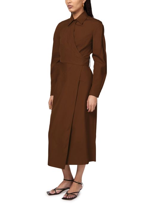 MAX MARA Agrume cotton poplin shirt dress