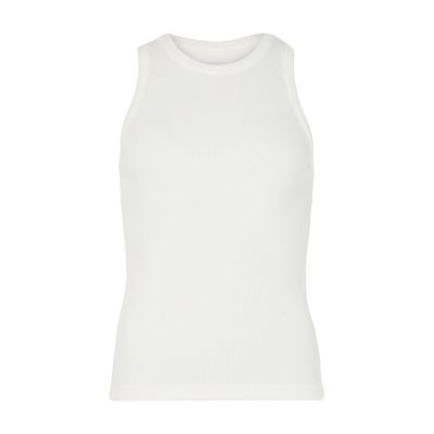 Bottega Veneta Cotton Rib Jersey Tank Top