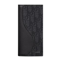 Dior Compact Leather Logo Wallet