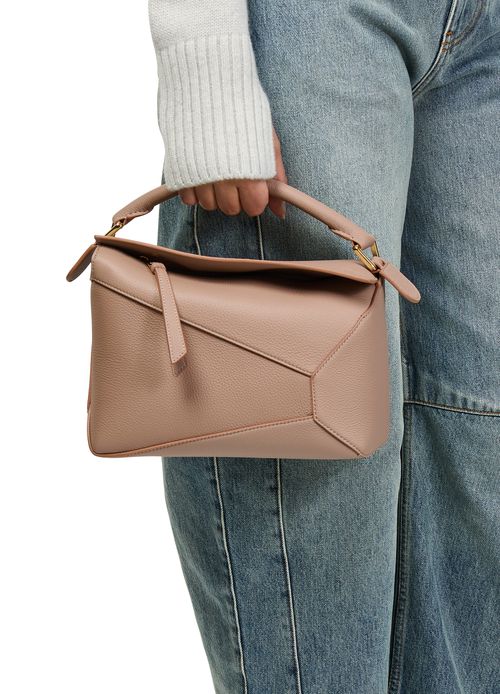 LOEWE Puzzle Edge small soft grained calfskin bag 