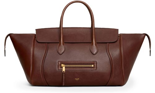 CELINE Medium new luggage in supple shiny lambskin