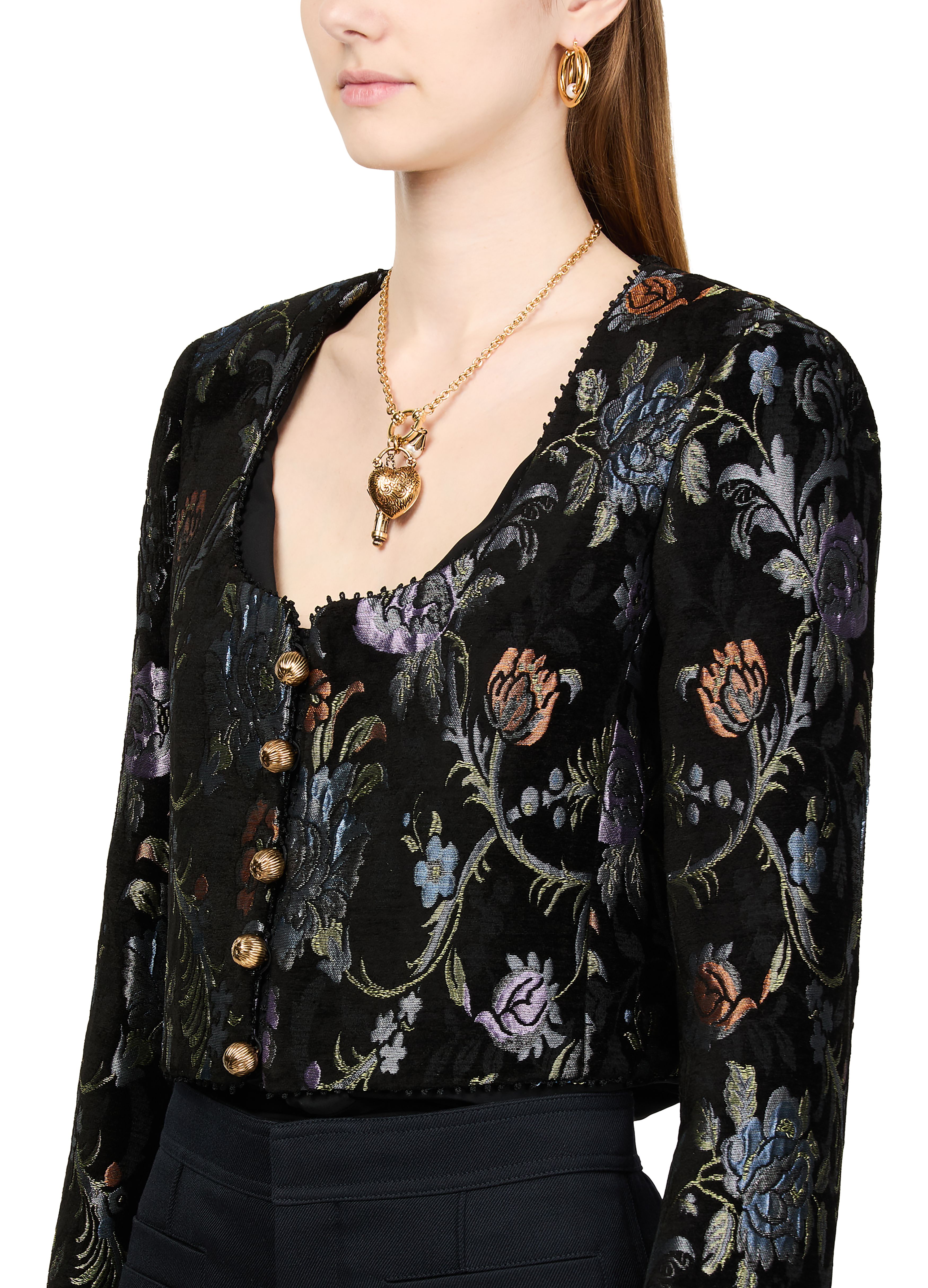 Floral tapestry jacket thumbnail 4