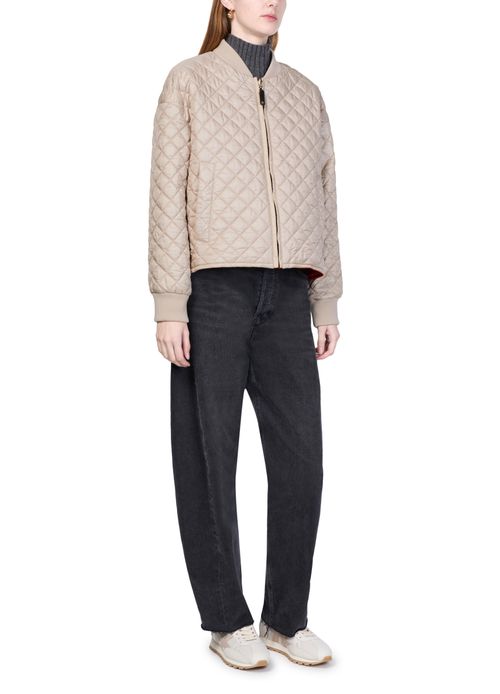 MAX MARA 리치아 퀼팅 봄버 재킷 - 더 큐브