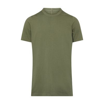Rick Owens Ruched Short-sleeved T-shirt In Moss