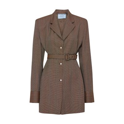 Prada Jackets And Vests In Brown