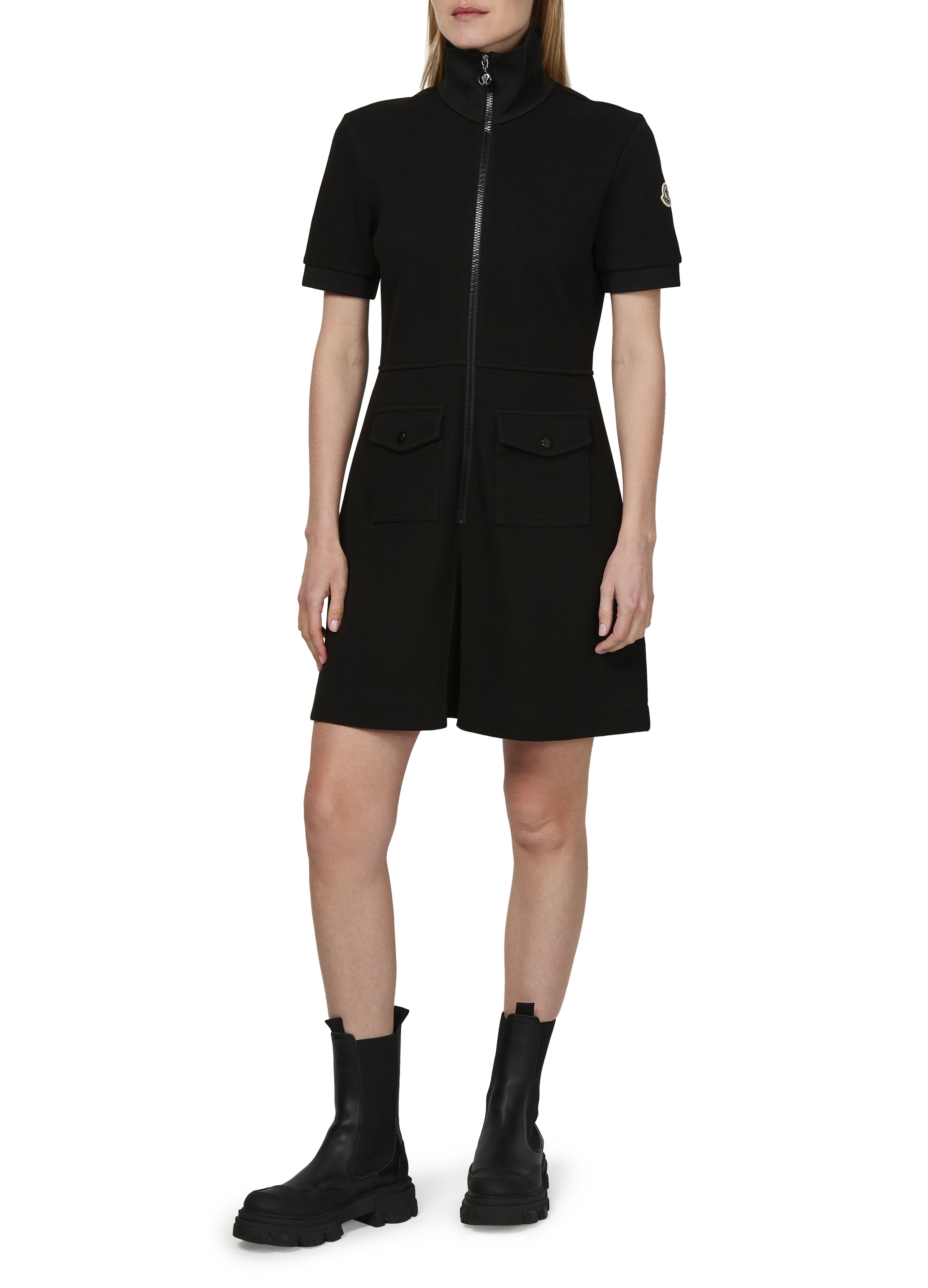 High neck mini dress thumbnail 6