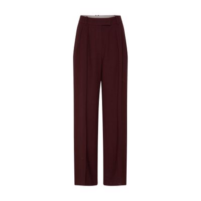 Shop The Row Antone Pants In Burgundy