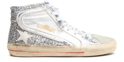 GOLDEN GOOSE Slide glitzender Sneakers