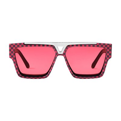 Louis Vuitton 1.1 Evidence Damier Pop Sunglasses In Red
