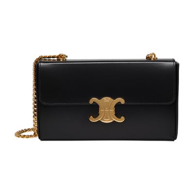 Women s Chain box Triomphe bag in shiny calfskin CELINE 24S