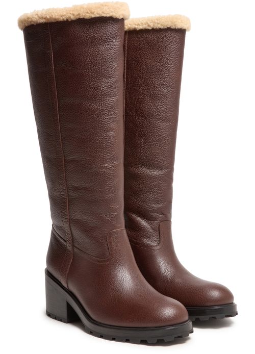 BALLY Padma fur boots 55