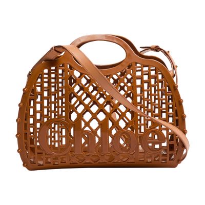 Chloé Cage Handbag In Orange