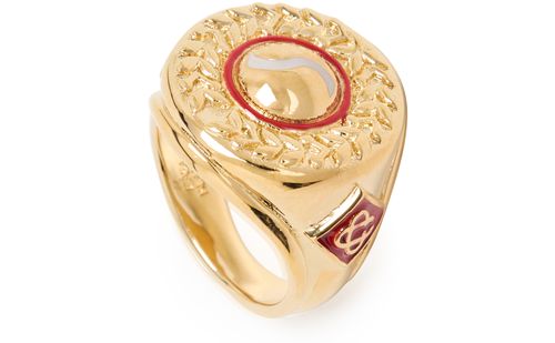 CASABLANCA Bague médaillon sport