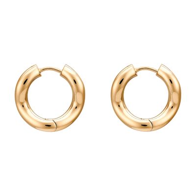 Charlotte Chesnais Blow Wave Earrings In Gold